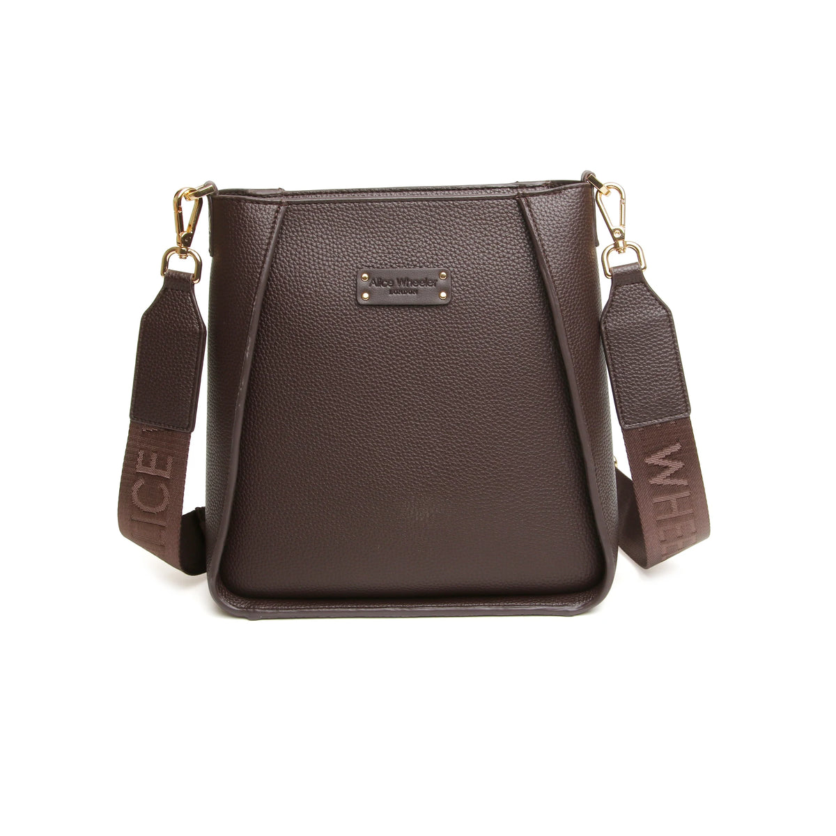 Alice Wheeler Chocolate Kensington Cross Body Bag AW6194
