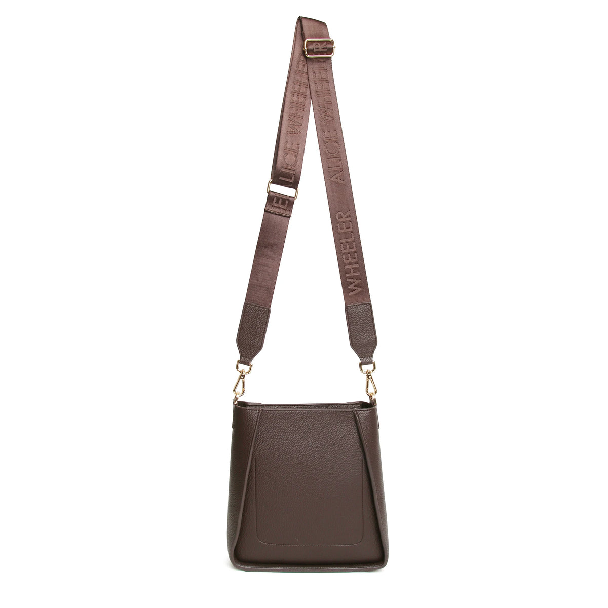 Alice Wheeler Chocolate Kensington Cross Body Bag AW6194