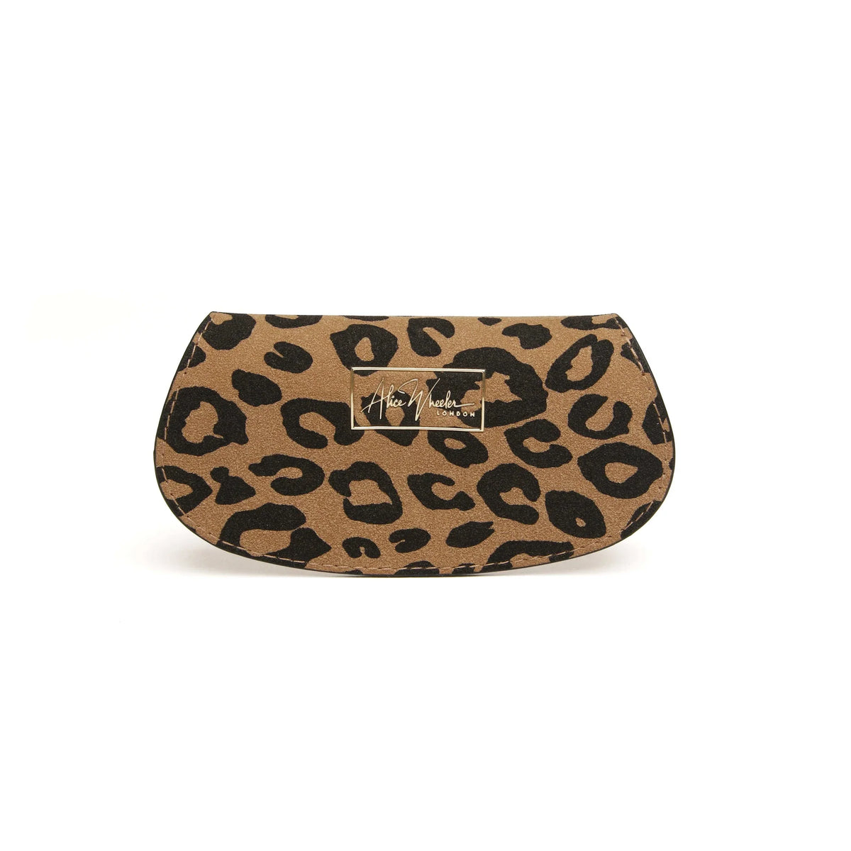 Dark Leopard Print Alice Wheeler Glasses Case
