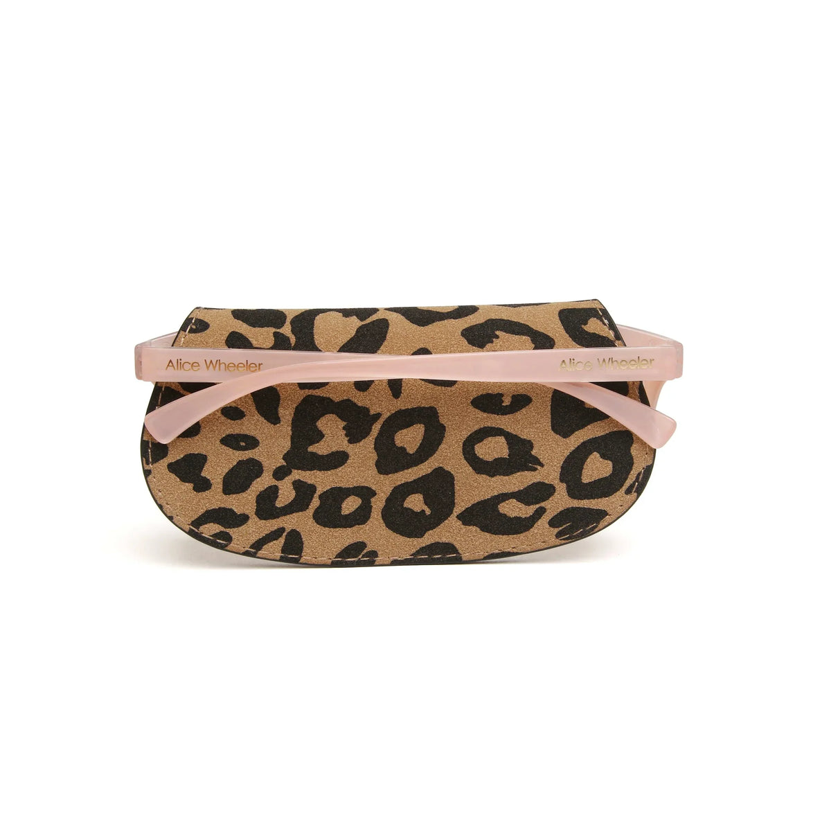 Dark Leopard Print Alice Wheeler Glasses Case in Southend