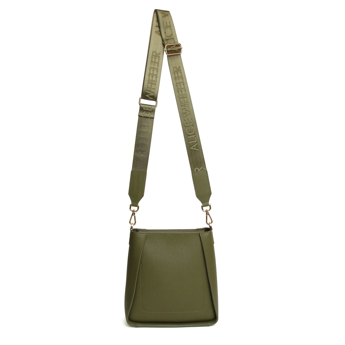 Alice Wheeler Olive Kensington Crossbody Bag AW6198