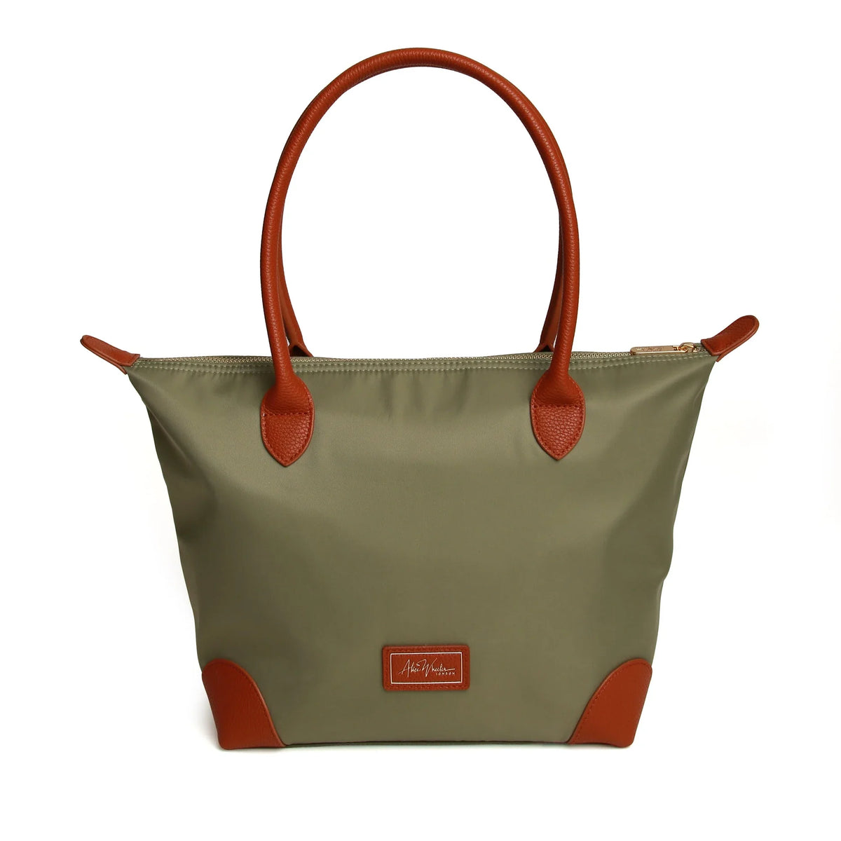 Medium Size Sage Green Shoreditch Tote Bag by Alice Wheeler