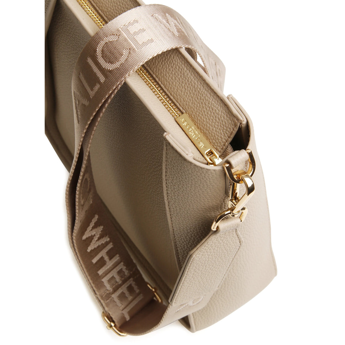 Alice Wheeler Kensington Cross Body Bag Stone AW6202