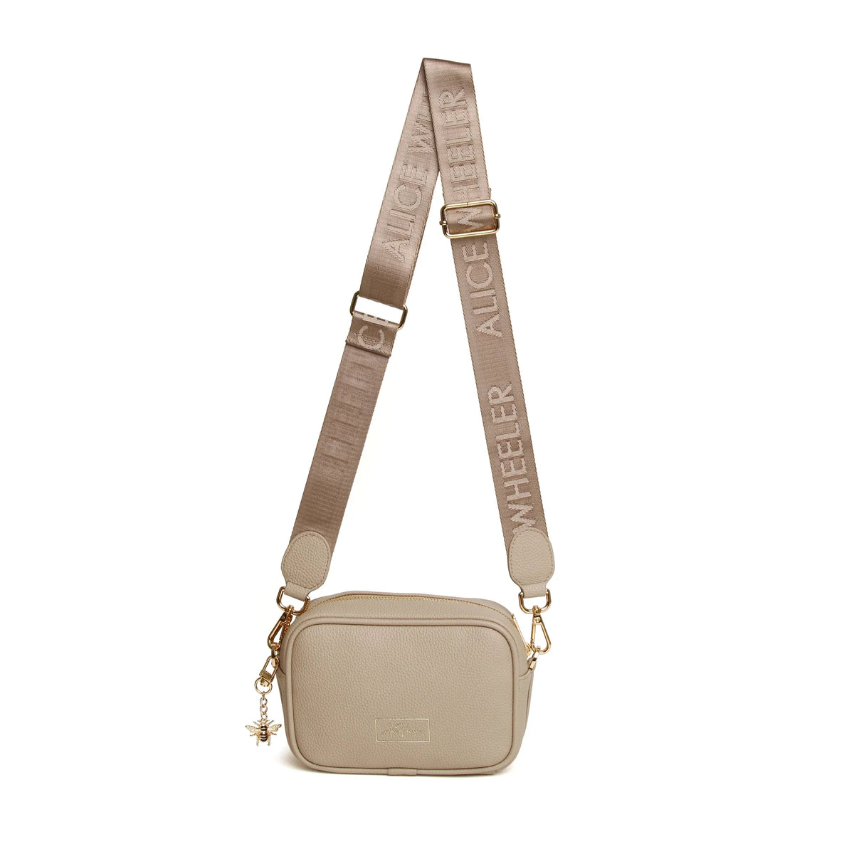 Alice Wheeler Cross Body Bag in Stone – view 3