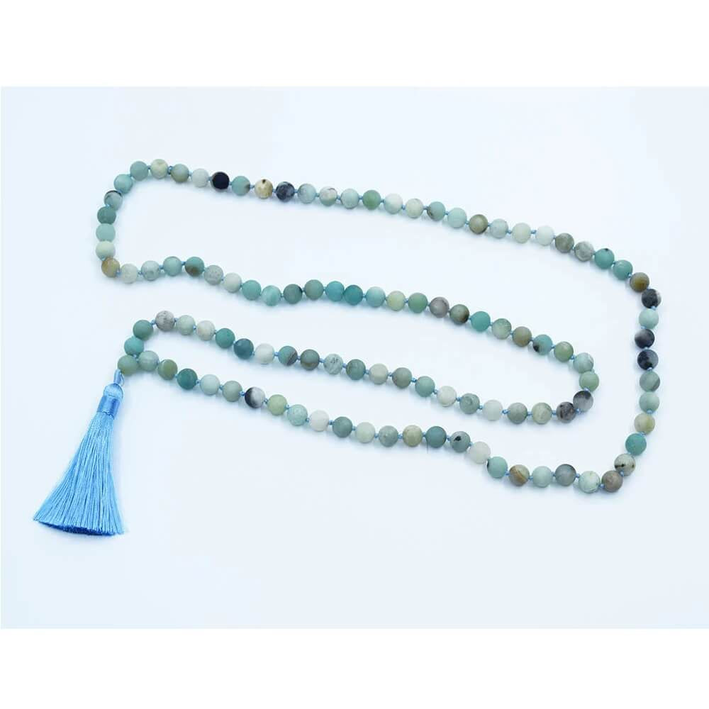Amazonite 8mm Mala Beads