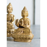 Antique Brass Sitting Buddha in Southend at gift shop Under the Sun