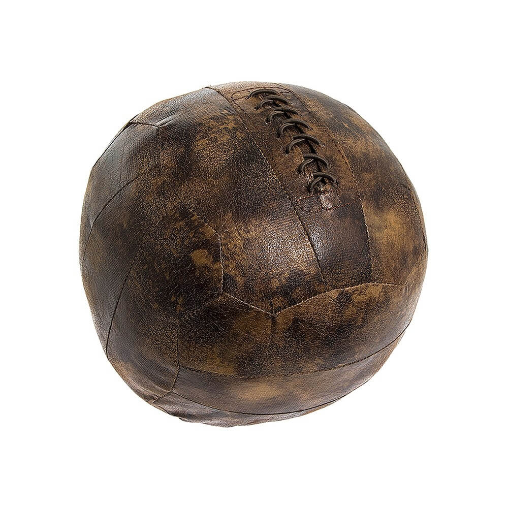 Antique Brown Old Football Doorstop