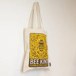 Bee Kind Cotton Tote Bag