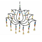 Black Lotus and Bells Hanging Decoration