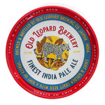Buy Old Leopard Brewery Round Metal Serving Tray Southend at Under the Sun
