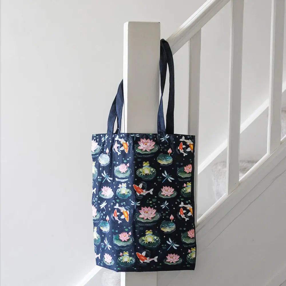 Pond Life Printed Tote Bag