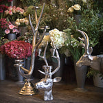 Alu. Candleholder Antler Tree H85cm