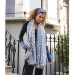 Park Lane China Blue / Denim Scarf SC1800