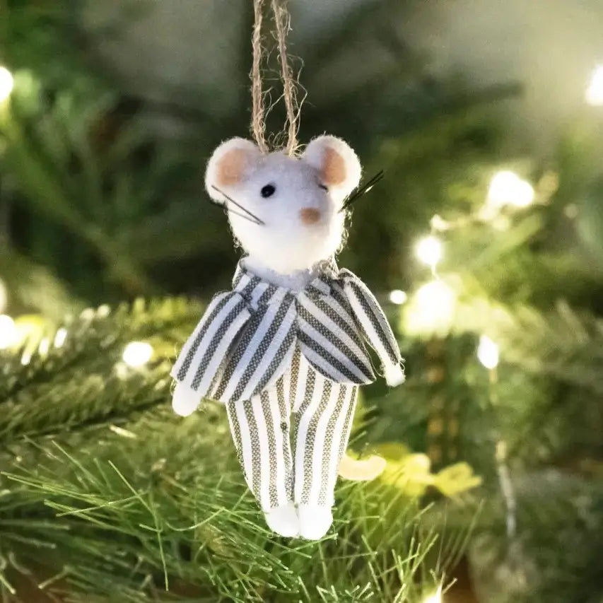 Night Before Christmas Mouse Decoration