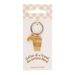 Coffee and a Friend Keyring