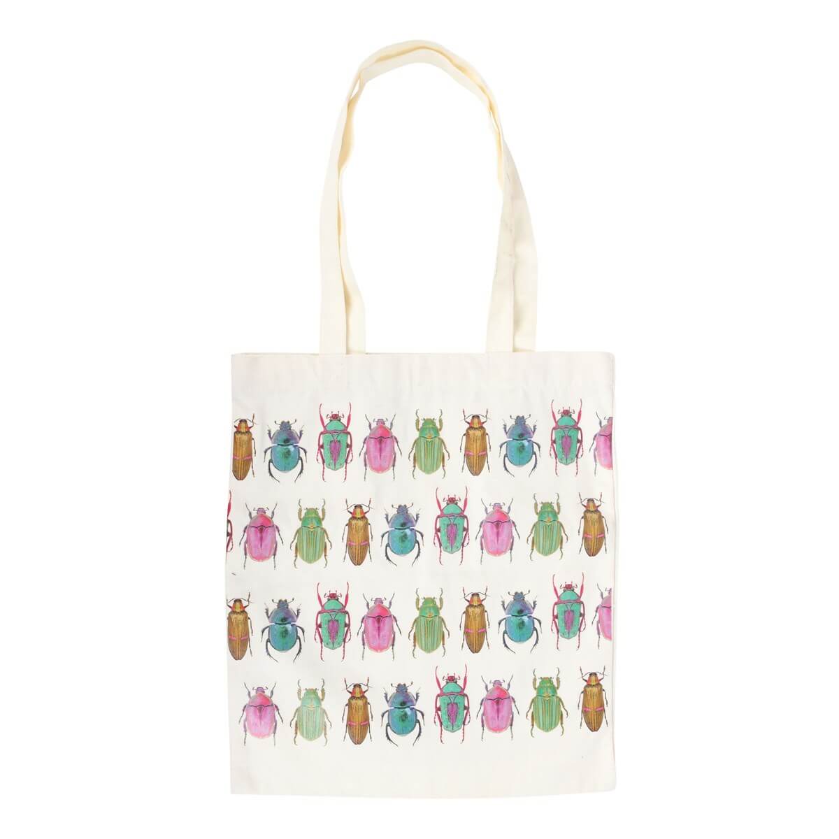 Colourful Beetle Print Polycotton Tote Bag Southend