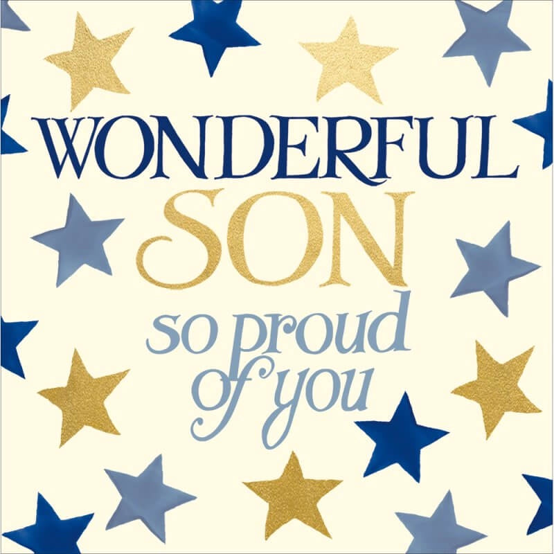 Wonderful Son So Proud Of You | Emma Bridgewater