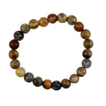 Mexican Crazy Lace Agate 8mm Beaded Bracelet