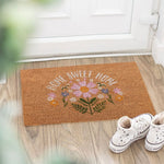 Daisy Flower Home Sweet Home Doormat