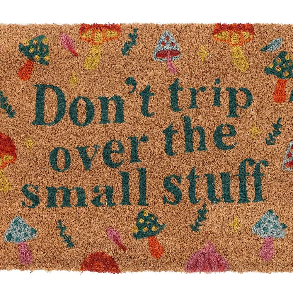 Don't Trip Mushroom Coir Doormat