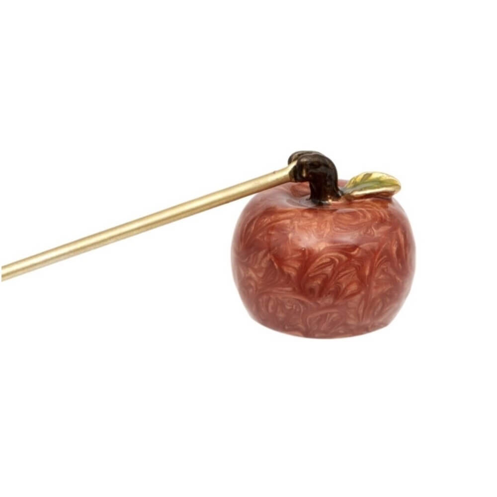 Enamelled Red Apple Candle Snuffer