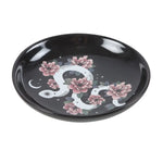 Floral Snake Black Trinket Dish
