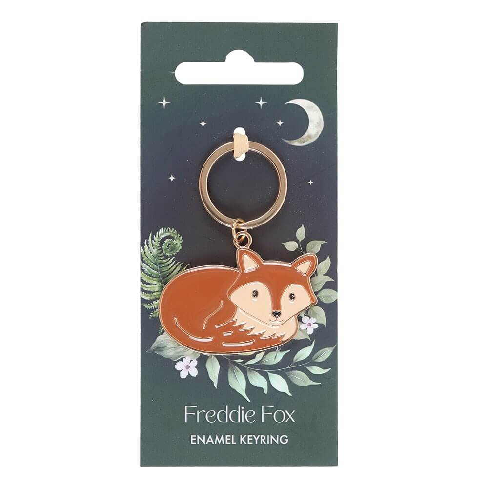 Freddie Fox Enamel and Metal Keyring