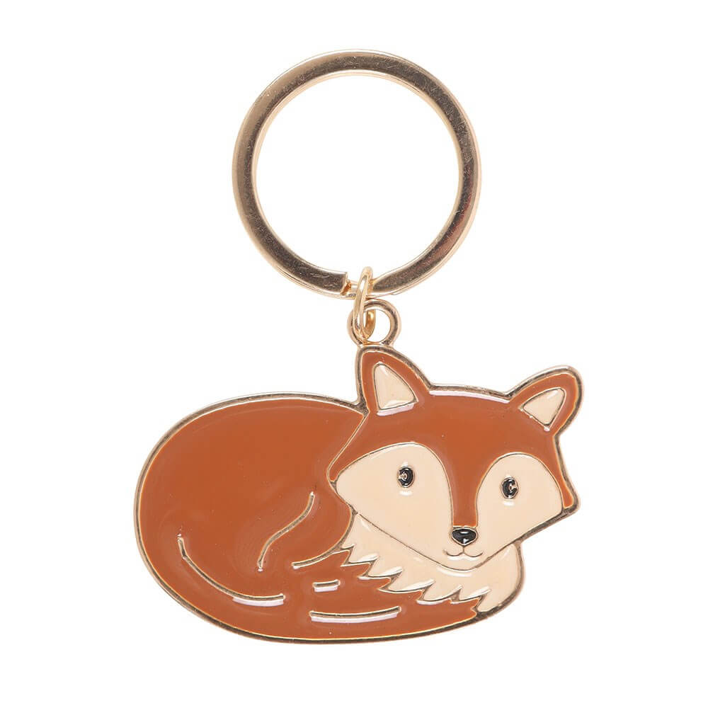 Freddie Fox Enamel and Metal Keyring