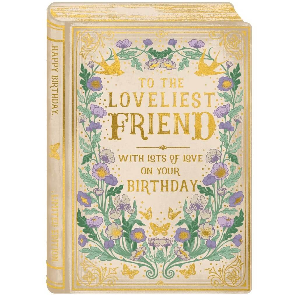 Lovliest Friend Storybook Birthday Card to buy in Southend at under the Sun shop