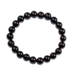 Garnet Gemstone 8mm Beaded Bracelet