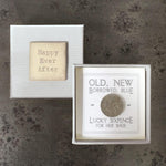 Old New Blue Lucky Wedding Sixpence