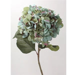 Giant Faux Antique Blue Hydrangea flower stem by Gisela Graham in Southend