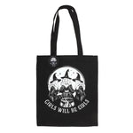 Buy black witch tote bag in Southend gift shop under the Sun