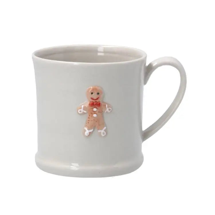 Gisela Graham Gingerbread Man Stoneware Mini Mug in Southend