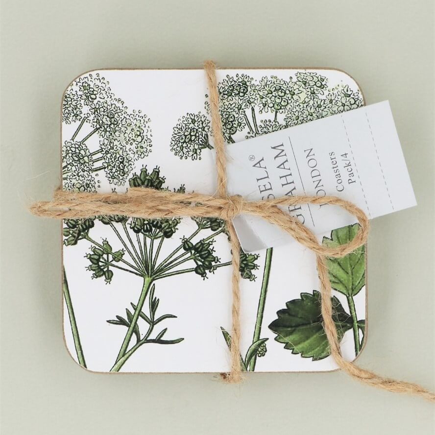 Spring Hedgerow Coasters Pack of 4