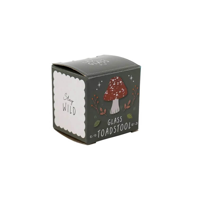 Artisan Glass Toadstool