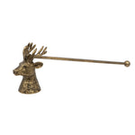 Antique Gold Stag Candle Snuffer