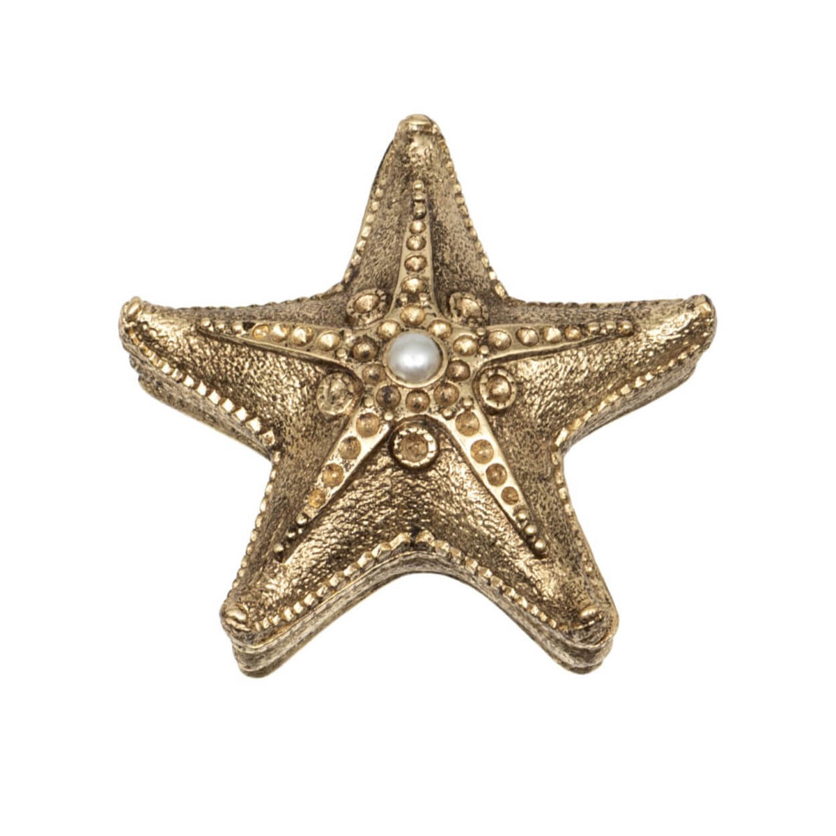 Gold Starfish Trinket Box