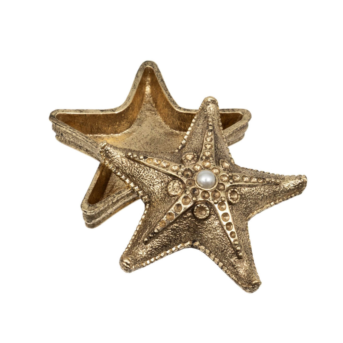 Gold Starfish Trinket Box