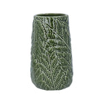 Green Fern Ceramic Vase Gisela Graham