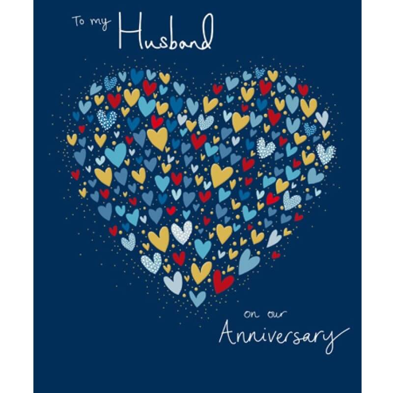 Heart of Hearts Husband Anniversary Card