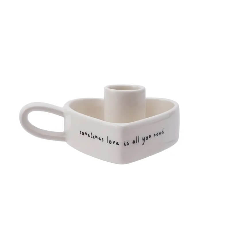 Love All You Need Candlestick Holder
