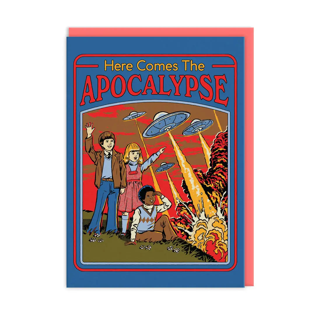 Here comes the Apocalypse Greeting Card, to buy in Southend card shop Under the Sun