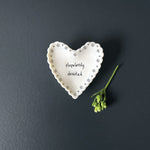 Hopelessly Devoted Small Scallop Heart Dish