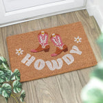 Howdy cowboy theme doormat