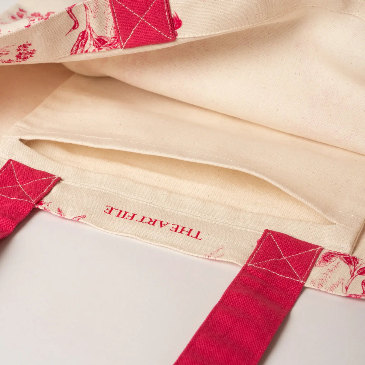 Pink Japanese Oriental Garden Tote Bag