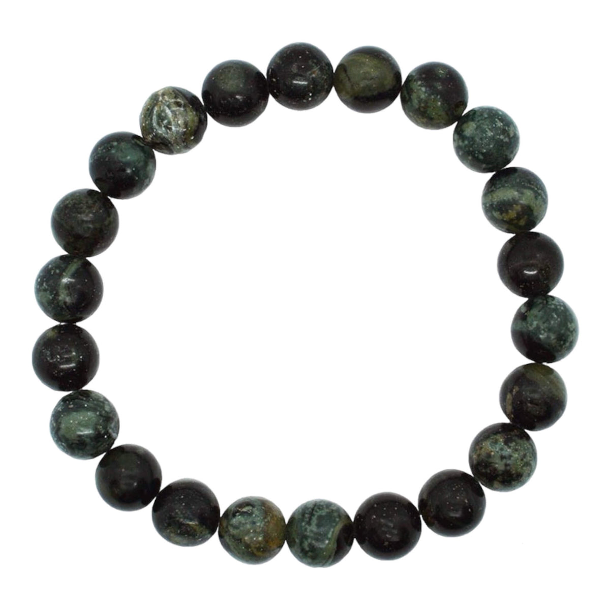 Kambaba Jasper Bead Bracelet