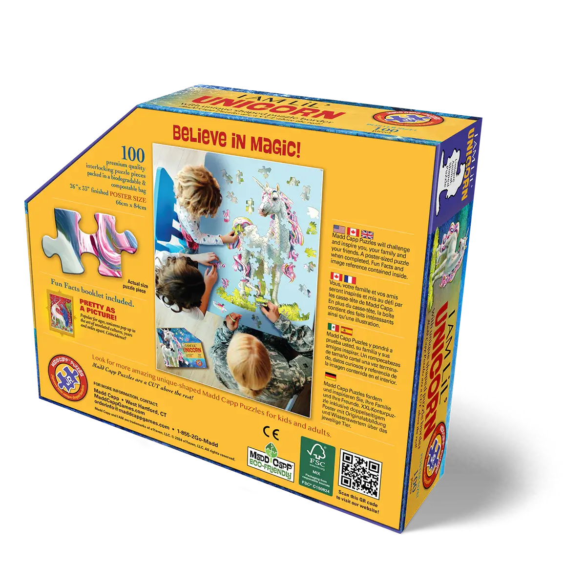 Unicorn Jigsaw Puzzle 100 Pieces Madd Capp