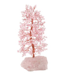 Large Gemstone Rose Quartz Tree for Love