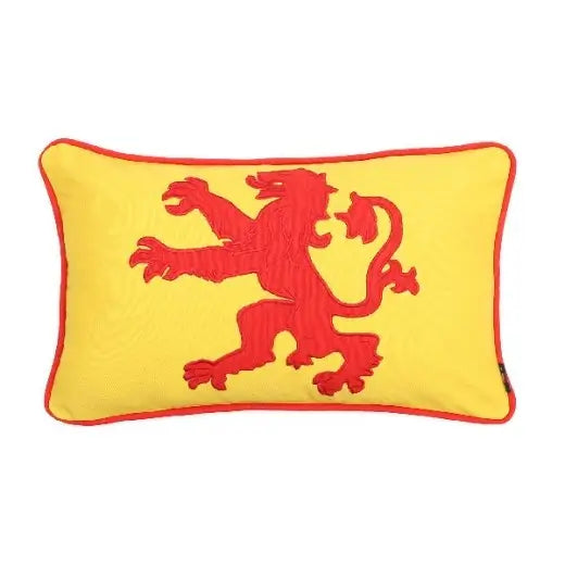 Scottish Red and Yellow Lion Rampant Cushion